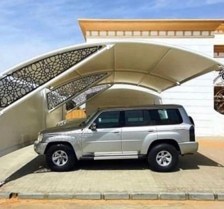 مظلات سيارات حديثة بالرياض