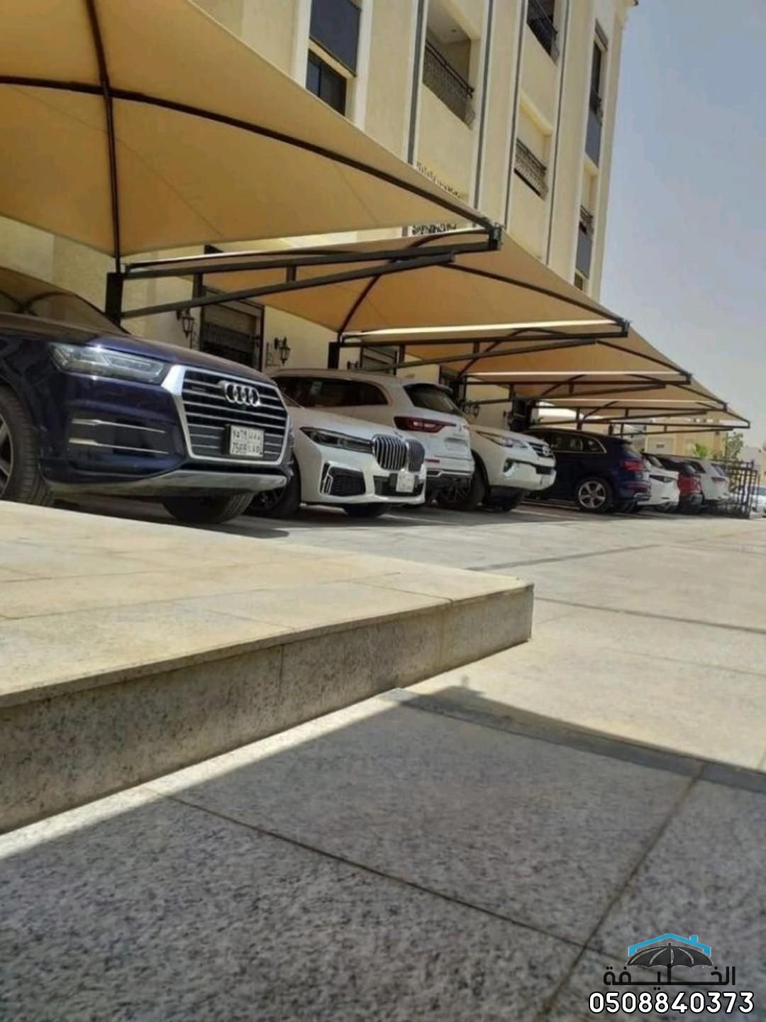 صور واشكال مظلات سيارات الرياض