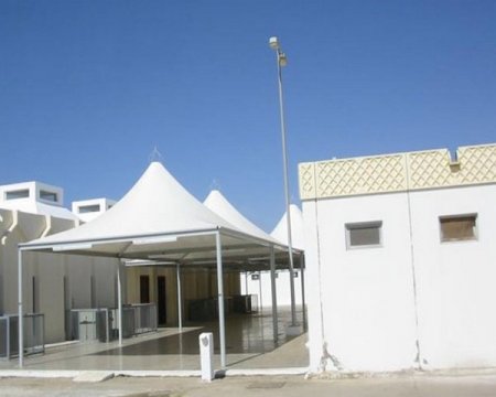 مظلات مساجد لتغطية الساحات بالرياض